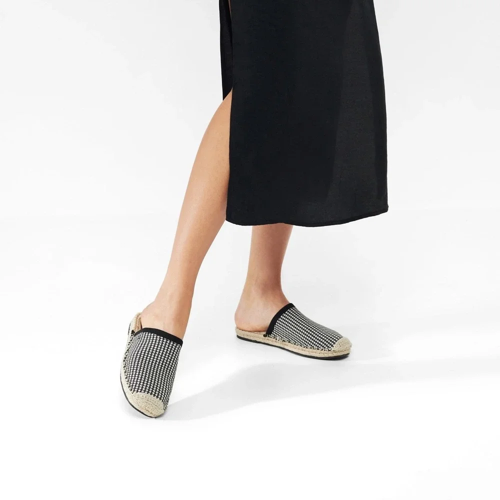 VIVAIA Round-Toe Espadrille‎ Mules | NWT - EU 38 / US 7-7.5 + FREE Slippers